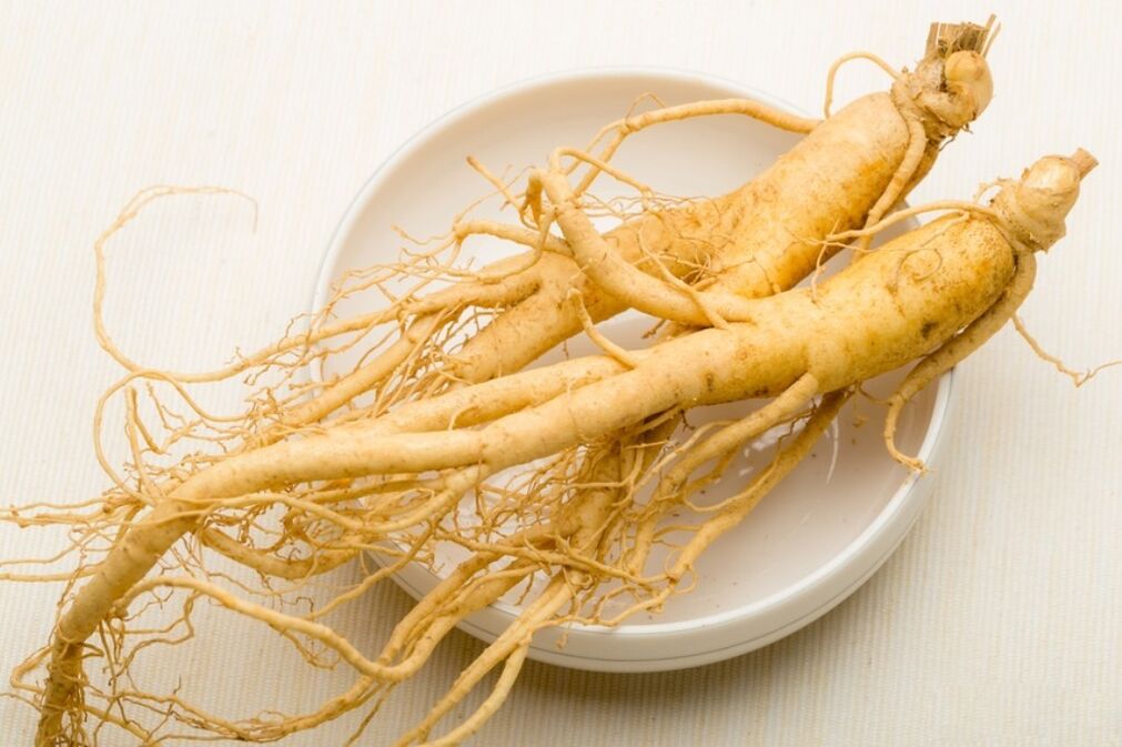 La racine de ginseng est la base d'une teinture qui agrandit le pénis.